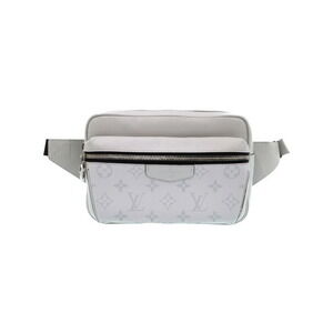 Louis Vuitton Taiga Black Leather Rama Bum Bag Outdoor Body